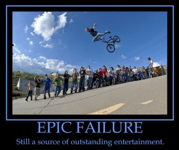 epic failure motivational poster