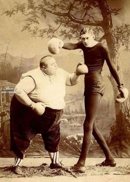 fat skinny boxer