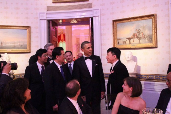 jackie chan barack obama hu jintao