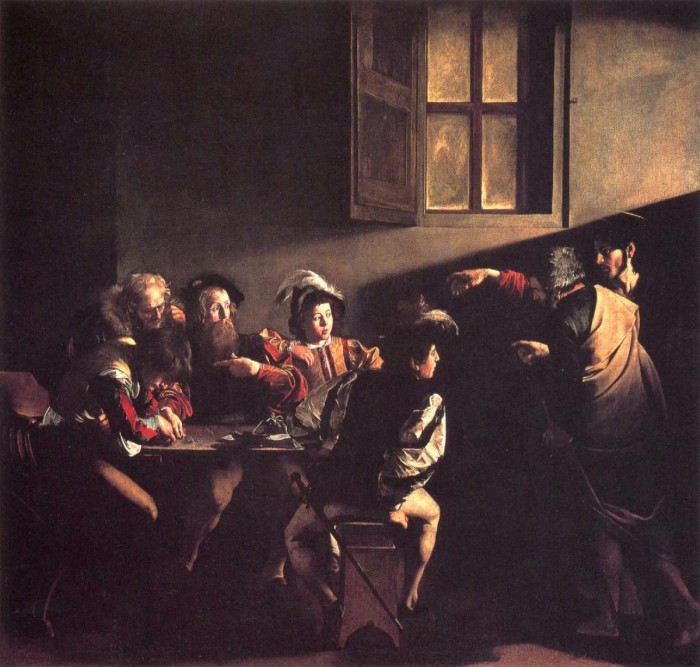 caravaggio calling of st matthew